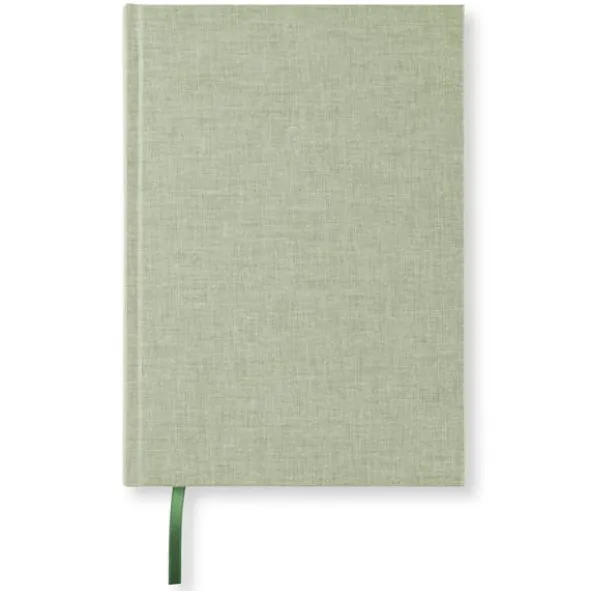 Linjerad Notebook A5 256 sidor Green Leaf