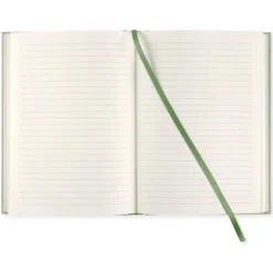 Linjerad Notebook A5 256 sidor Green Leaf