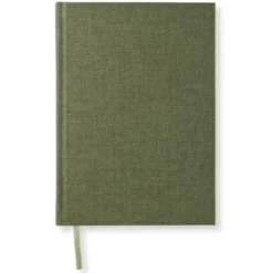 Linjerad Notebook A5 128 sidor Khaki Green