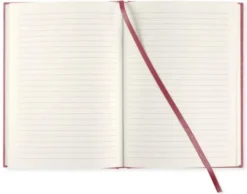 Linjerad Notebook A5 128 sidor Red Twist
