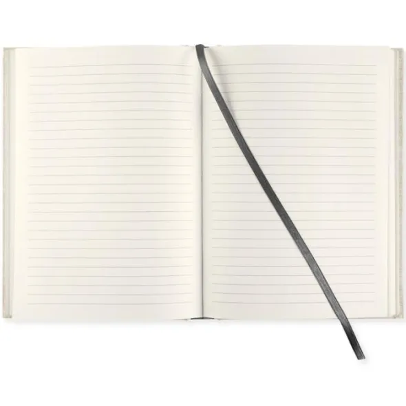 Linjerad Notebook A5 256 sidor Rough Linen