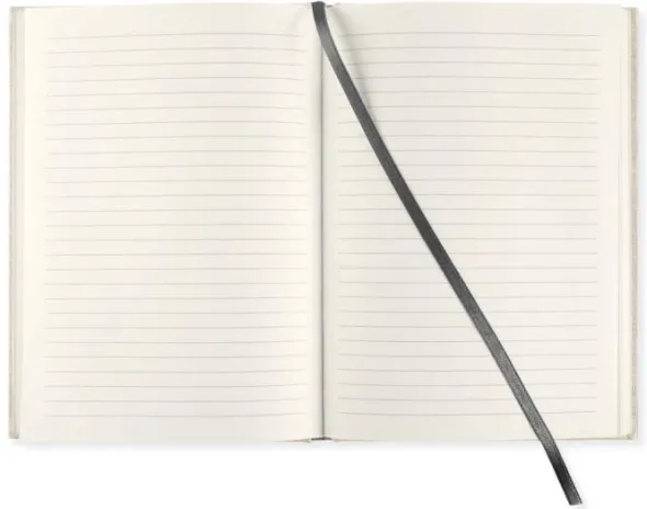 Linjerad Notebook A5 128 sidor Rough Linen