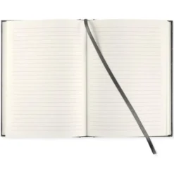 Linjerad Notebook A5 256 sidor Transparent Black
