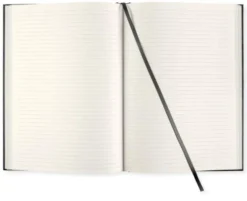 Linjerad Notebook A4 192 sidor Transparent Black
