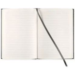 Linjerad Notebook A5 128 sidor Transparent Black