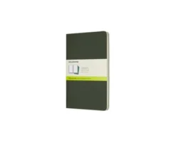 Moleskine Cahier Journal Large Plain - Grön