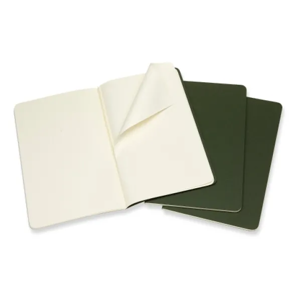Moleskine Cahier Journal Large Plain - Grön