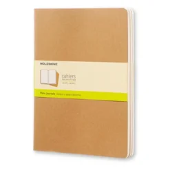 Moleskine Cahier Journal Plain X-Large Kraft Brown