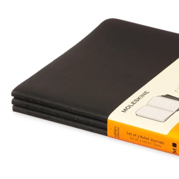 Moleskine Cahier Journal Pocket Ruled - Svart