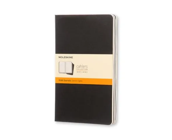 Moleskine Cahier Journal Pocket Ruled - Svart