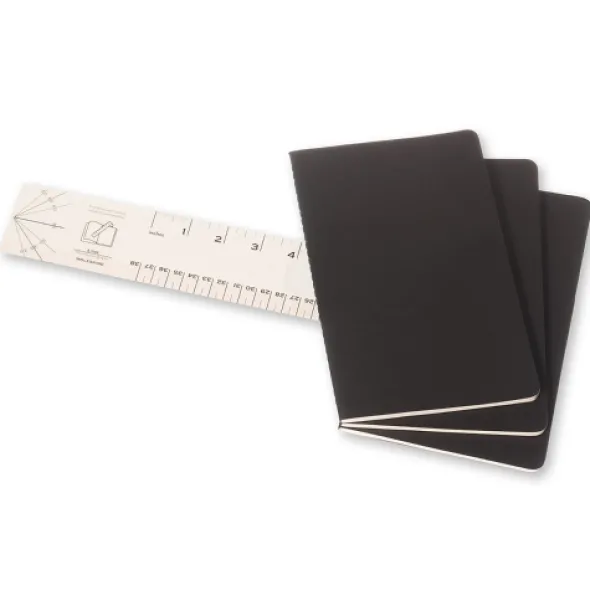 Moleskine Cahier Journal Pocket Squared - Svart