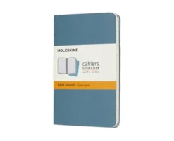 Moleskine Cahier Journal Ruled Pocket Brisk Blue