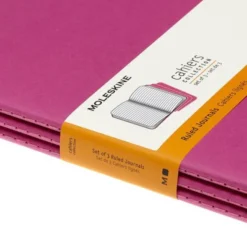 Moleskine Cahier Journal Ruled X-Large Pink