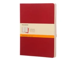 Moleskine Cahier Journal X-Large Ruled - Röd