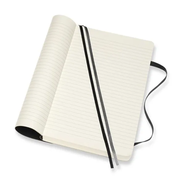 Moleskine Classic Notebook Soft Expanded linj svart