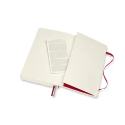 Moleskine Classic Notebook Soft Expanded linj Red