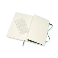 Moleskine Classic Soft Large Plain Notebook Myrtle Green