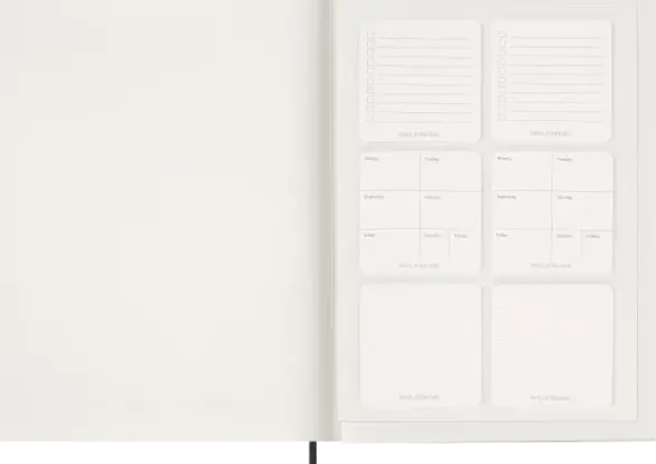 Moleskine Essential Planner Weekly Vertical XXL Svart 2027