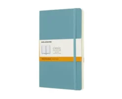 Moleskine Notebook Large Soft Cover - Reef Blue - Linjerad