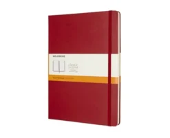 Moleskine Notebook X-large Hard Cover - Röd - Linjerad
