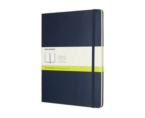 Moleskine Notebook X-large Hard Cover - Blå - olinjerad