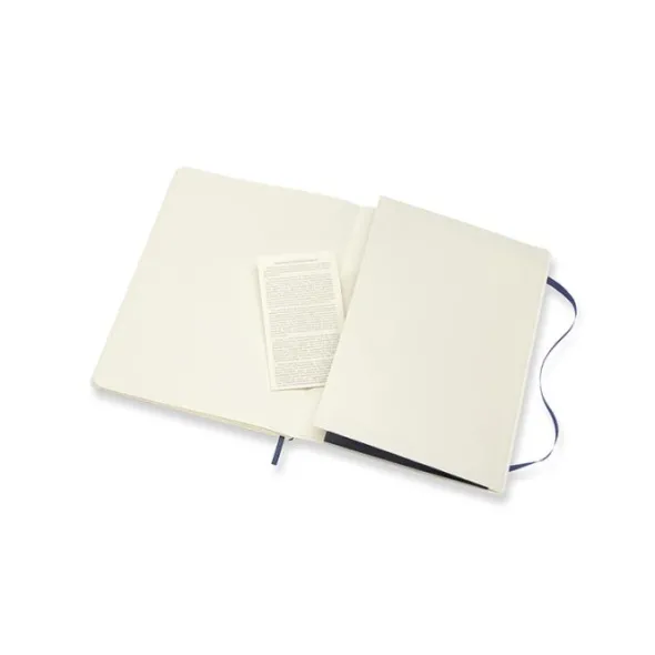 Moleskine Notebook X-large Soft Cover - Blå - Linjerad