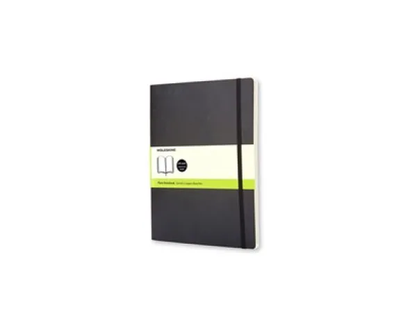 Moleskine Notebook X-large Soft Cover - Svart - Olinjerad