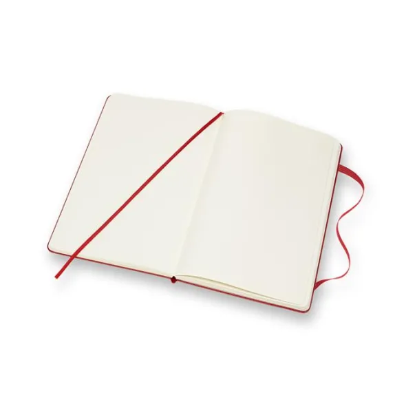 Moleskine Plain Classic Notebook Large - Röd