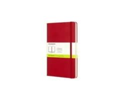 Moleskine Plain Classic Notebook Large - Röd