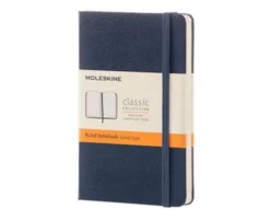 Moleskine Ruled Classic Notebook Pocket - Mörkblå 9x14cm