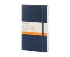 Moleskine Ruled Classic Notebook Large - Blå 13x21cm