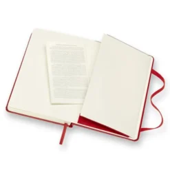 Moleskine Ruled Classic Notebook Pocket - Röd 9x14cm