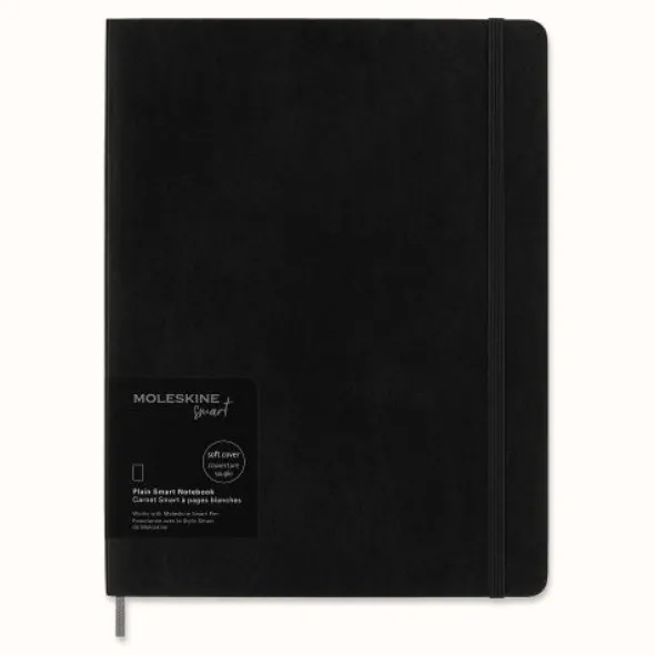 Moleskine Smart Anteckningsbok Soft Olinjerad XL Svart