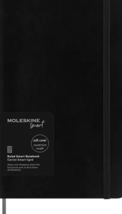 Moleskine Smart Anteckningsbok Soft Linjerad Large Svart
