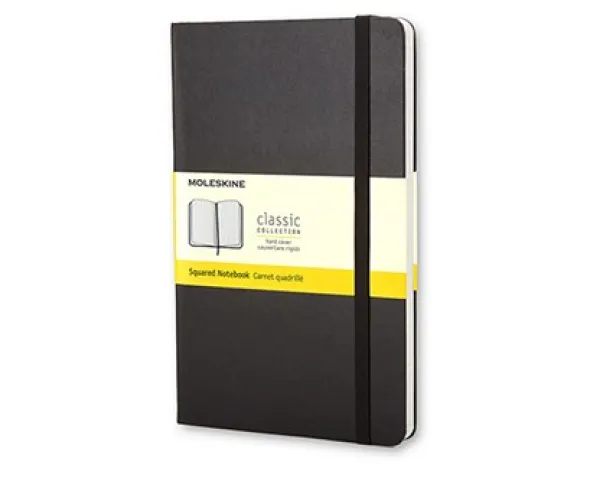 Moleskine Squared Classic Notebook Pocket - Svart