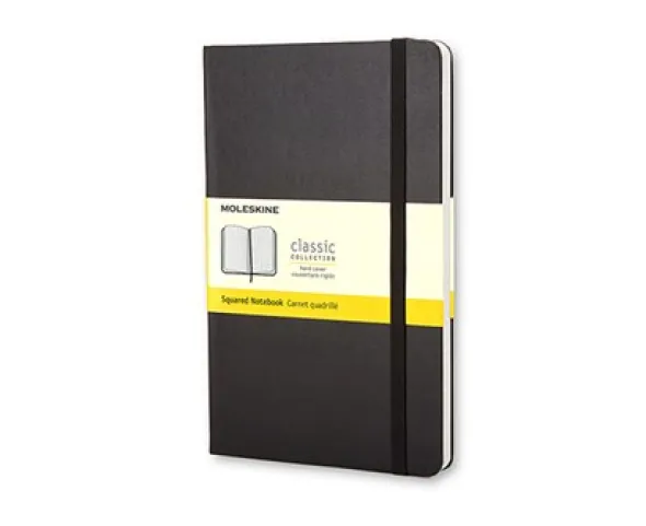 Moleskine Squared Classic Notebook Large - Svart