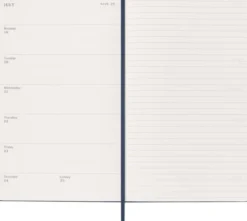 Moleskine Veckokalender L Hård 26/27 Sapphire Blue