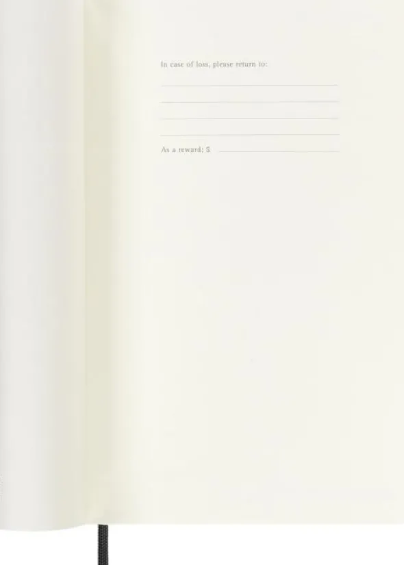 Moleskine Veckokalender L Svart Soft 26/27