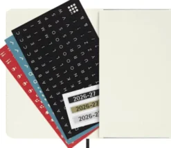 Moleskine Veckokalender Pocket Svart soft 26/27
