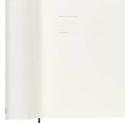 Moleskine Veckokalender XL Svart Mjuk 26/27