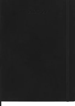 Moleskine Veckokalender XL Svart Mjuk 26/27