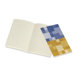 Moleskine Volant Journal Ruled Pocket Forget-Me-Not Blue/Amber Yellow