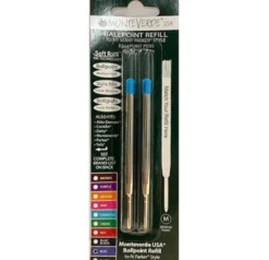 Monteverde Soft Ballpoint Refill Medium Spets Blå (Passar Parker)