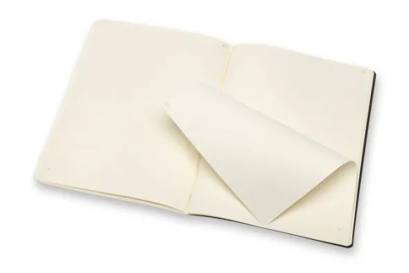 M+ Paper Tab. cahier linjerad XL svart