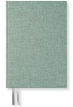 Notebook A5 dotted Textil Misty Green