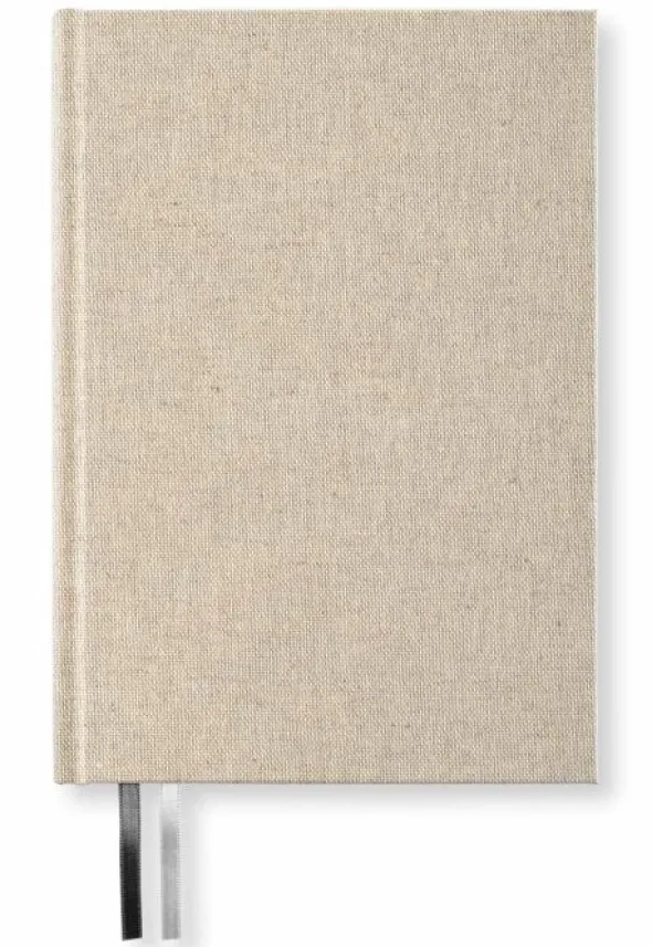 Notebook A5 dotted Textil Rough Linen