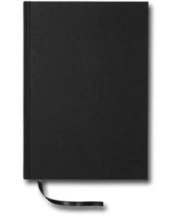 Notebook A5 dotted Textil svart