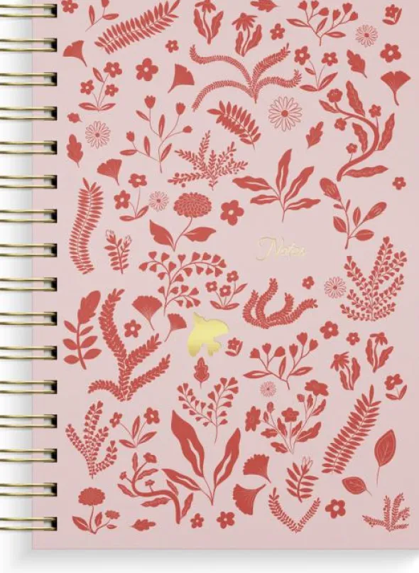 Notebook A5 Pink Botanical