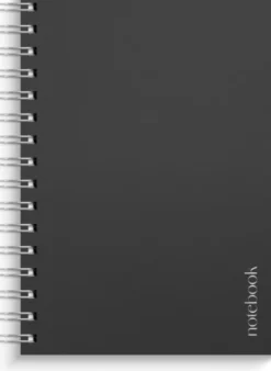 Notebook blank A5 Black