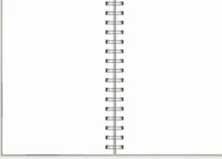 Notebook blank A5 Serene